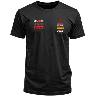 T-Shirt Shirt Mitsubishi Ralliart Motorsport Sport Rallye Geschenkidee Herren