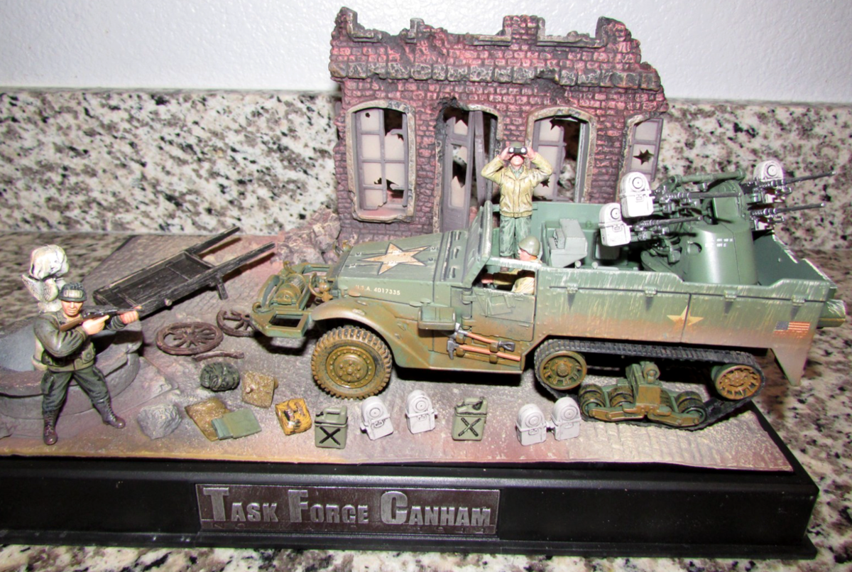 Forces Of Valor M-16 Half Track Task Force Canham Normandy Diorama