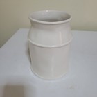 Rae Dunn Artisan Collection Kitchen Utensil Holder Crock Collector Off-White — photo 3