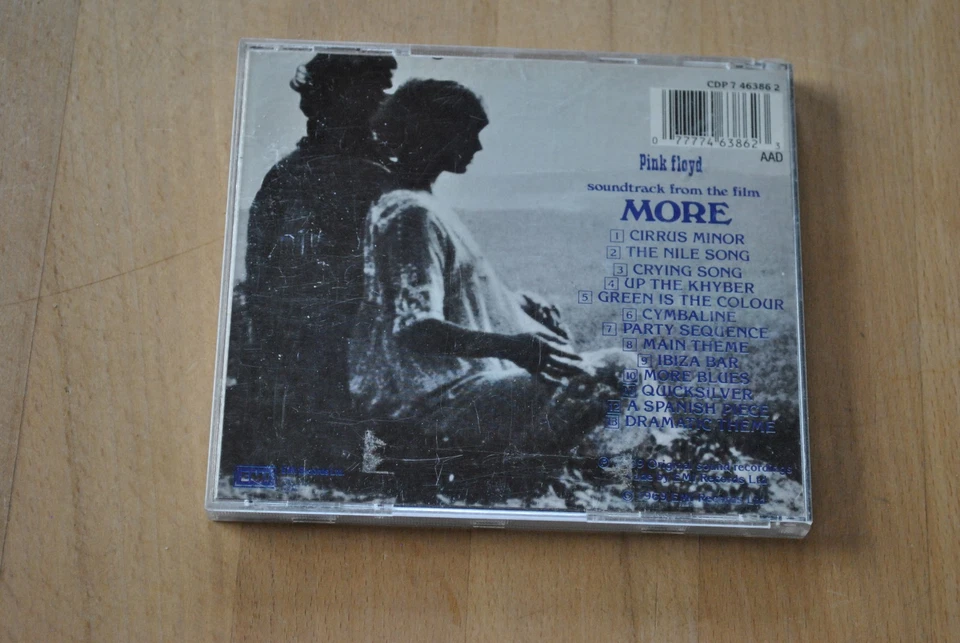 AB Pink Floyd Music From The Motion Picture More CD CDP 0777 7 46386 2 3 - Bild 2 von 2
