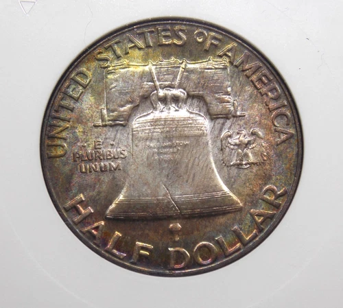 1952 "P" Franklin Half Dollar 50c ANACS MS66 FBL #784 *FULL BELL LINES* Soapbox