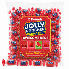 Jolly Rancher Awesome Reds, Individually Wrapped, Bulk Hard Candy 2 Pounds 