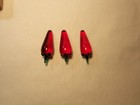 Solid Glass Crystal Peppers, Very Nice Display, Heavy Glass, 3.5 Inches Long lot — photo 9