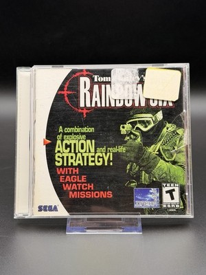 Tom Clancys Rainbow Six Sega Dreamcast CIB Complete Tested Strategy Shooter Game