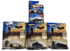 Vintage Hot Wheels Batman Begins Set 2005 Batcycle Batmobile New sealed Lot of 4
