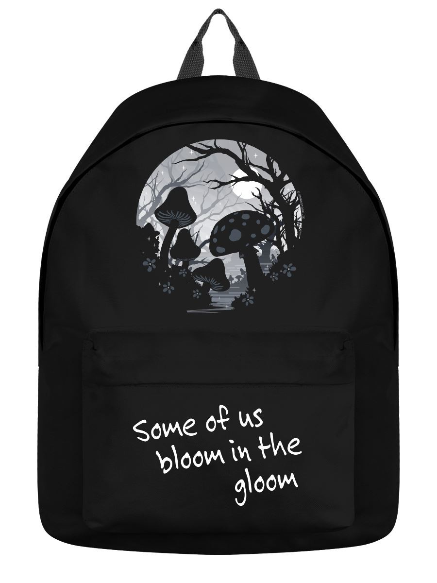 Some Of Us Bloom In The Gloom Black Backpack