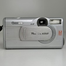 Canon PowerShot A300 Silver Compact Digital Camera FOR PARTS ONLY!