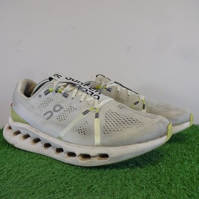 On Running Turnschuhe Größe 10,5 Herren Grau Cloudsurfer Komfort Fitness Laufschuhe