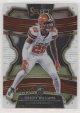 2019 Panini Select Concourse White Prizm 6/35 Greedy Williams #24 0b3