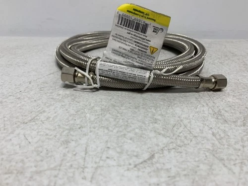Proflo PFX146207 Icemaker Hose 1/4" Comp x 84" Stainless Steel - Picture 3 of 5