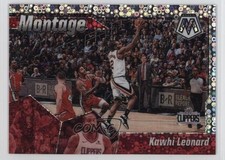 2019-20 Panini Mosaic Montage Fast Break Silver Prizm Kawhi Leonard #8 1d4m
