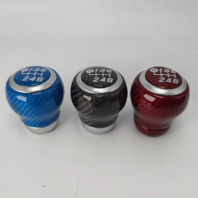 Real Carbon Fiber 6S Gear Shift Knob For Subaru BRZ 2012 - 2024 For Toyota 86 - Image 3 of 4