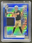 2025 Donruss Optic Tyler Shough Blue Hyper (RAW)