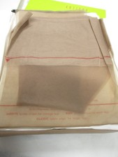 1 PR VINTAGE BELLE SHARMEER RT FLAT KNIT SHEER NYLON STOCKINGS SZ 10 LONG TAUPE