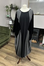 Stunning Chesca Dress size 4 UK 22-24 Balloon Cocoon Bubble hem P2P 24” Velvet 