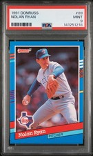 1991 DONRUSS #89 NOLAN RYAN PSA 9