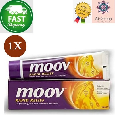 1 Packung X Moov Rapid Schmerzlinderungscreme für Muskeln (100 g)  SCHNELLER ...