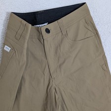 NEW Orvis Mens Fleece Lined Tech Pants Khaki Hiking Outdoor Cargo Gorpcore 32x30