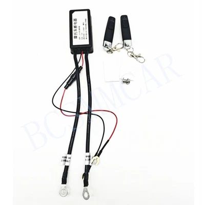 Motorcycle Battery Isolator Switch Disconnect Power Cut Off With Remote Control - Image 1 of 4