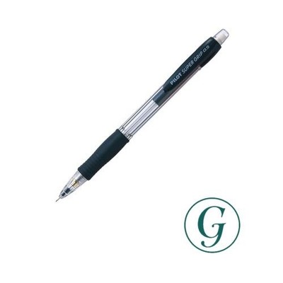 Pilot Super Grip Knock Mechanical Pencil 0.5mm Black 10-pack (HGP100R10B5)