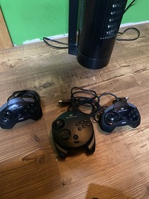 Sega Saturn MK-80000A Console with 3 Controllers NO CABLES *Tested and Working*