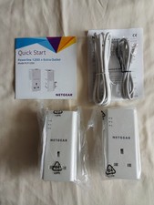 NETGEAR PLP1200-100UKS Powerline 1200Mbps Wall-Plug Extender - White (1 Pair)