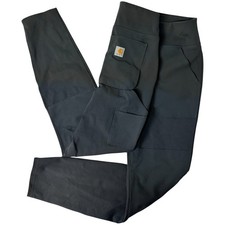 Carhartt Force Fitted Legging Stretch Utility Pocket Work Pant Women M 8-10 Gray