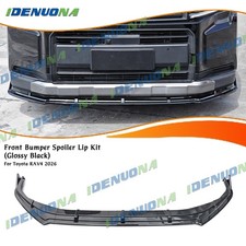 Glänzende Schwarz Frontstoßstangen-Spoiler-Lip-Splitter-Set Für Toyota RAV4 2026