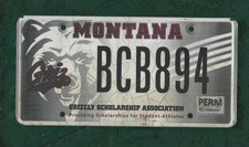 BCB894 MONTANA Grizzly, American Licence Plate 12"x6"