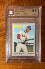 2019 TOPPS HERITAGE MINI BRYCE HARPER BGS 9.5 /100 2 MVPs