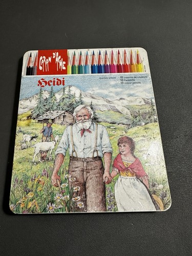 Vintage Caran d’Ache Colored Pencils Used 80s/90s HEIDI Swiss Made