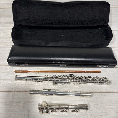 Yamaha 925 Silver Flute w/Hard & Soft Carry Cases~Model 481~Pre-Owned~As-Is