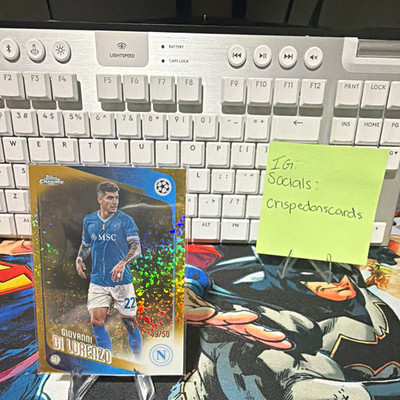 Topps Chrome UCL Giovanni Di Lorenzo #99 Napoli Blue Parallel /50