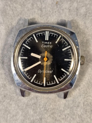 Timex Electric Dynabeat Vintage Watch - SOLD AS IS PARTS REPAIR