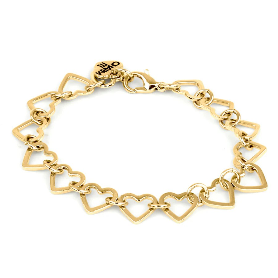 アクセサリー CTHY CHARM CHAIN BRACELET CHARM IT! Gold Heart Chain Bracelet | eBay
