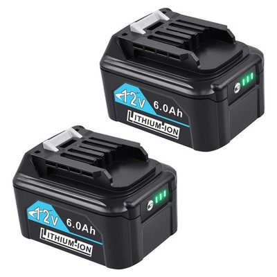 2Pack 6,0Ah 12V Akku für Makita BL1015B BL1020B BL1021B BL1040B BL1041B BL1050