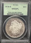 1879-S Morgan Silver Dollar PCGS MS63 PL OGH Nice Mirrors