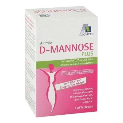 D-MANNOSE PLUS 2000 mg Tabl.m.Vit.u.Mineralstof. 120 St
