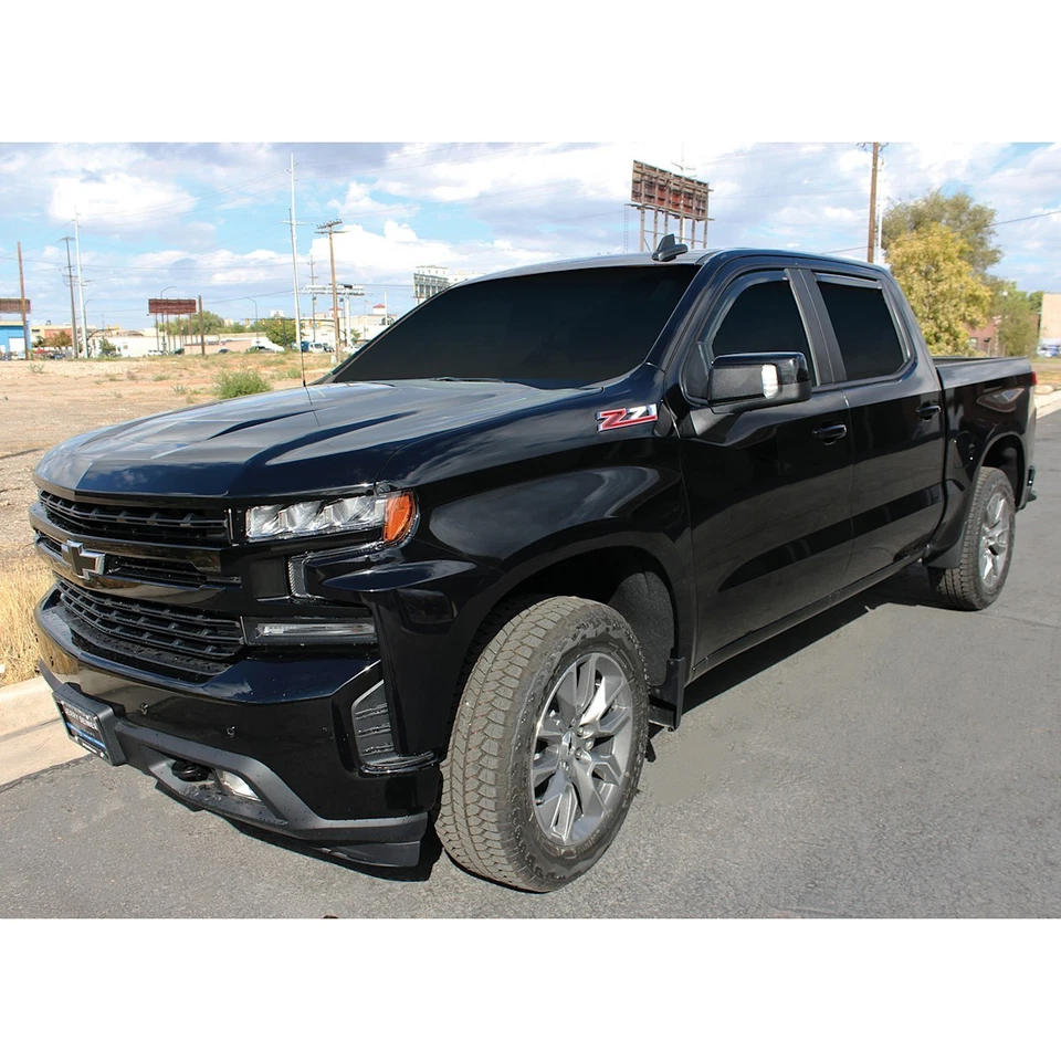 72-39429 Westin Juego de 4 viseras de ventana delanteras y traseras para Chevy Silverado 1500 GMC Foto 2 de 2