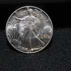 1987 US Walking Liberty One Dollar Coin 1 Oz .999 Fine Silver