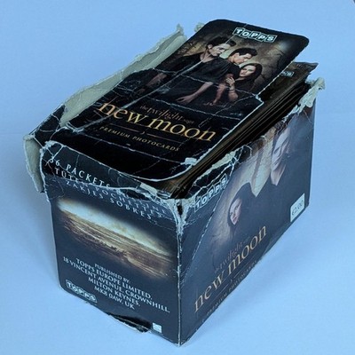 Topps Twilight New Moon Display Box 50 Booster Packs Photocards