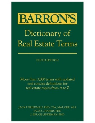 Dictionary of Real Estate Terms, Tenth Edition by Jack P. Friedman Paperback Boo
