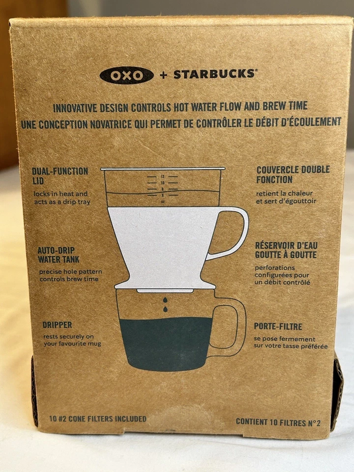 Starbucks OXO Single Serve Auto Drip Pour Over Coffee Maker - Image 3 of 4