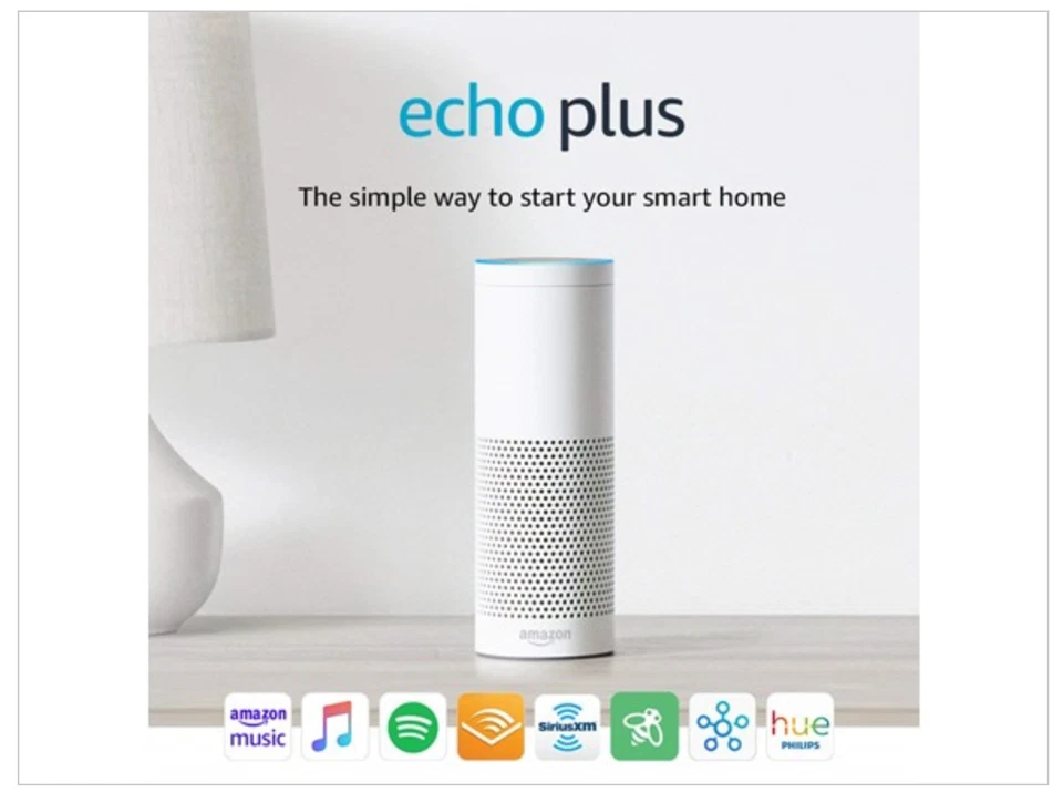 NEW Amazon Echo Plus (RARE MODEL) Smart ALEXA Large Speaker - Many Colors - Image 4 of 4