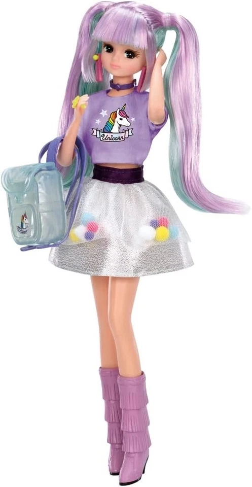 Muñeca Takara Tomy Licca Chan - #Juego de mezcla de unicornio Foto 4 de 4