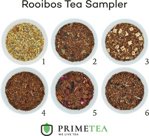 ROOIBOS TEA SAMPLER Loose Leaf Vegan Natural Flavors 6oz ...
