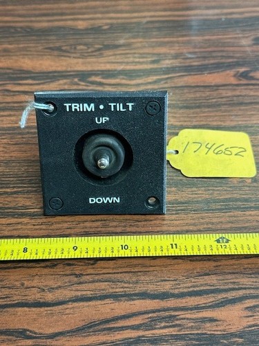 OMC Johnson Evinrude Trim & Tilt Switch & Bezel 174652, 0174652 NOS