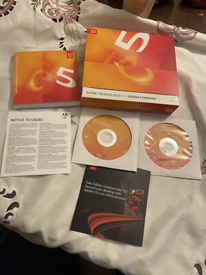 Adobe Creative Suite 5.5 CS5.5 Design Standard For MAC OS Full Retail DVD Vers. 