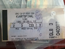 World Cup Of Hockey 2004 Quarter Finals Ticket Stub Globen Sweden