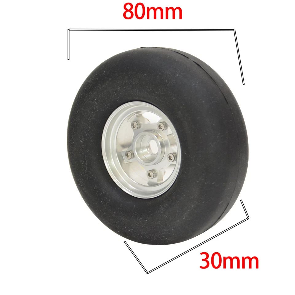 RC Aluminum Wheels Rims W/Tires for Tamiya Hornet Grasshopper Frog Buggy Car - Image 3 of 4